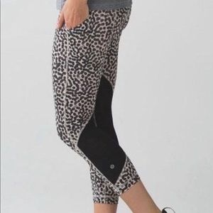Lululemon polka dot leggings